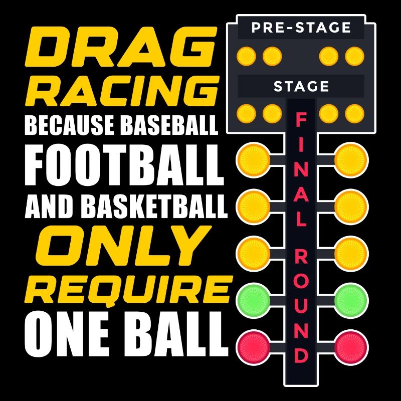 Le baseball de course de dragsters ne nécessite qu’une seule balle Conception