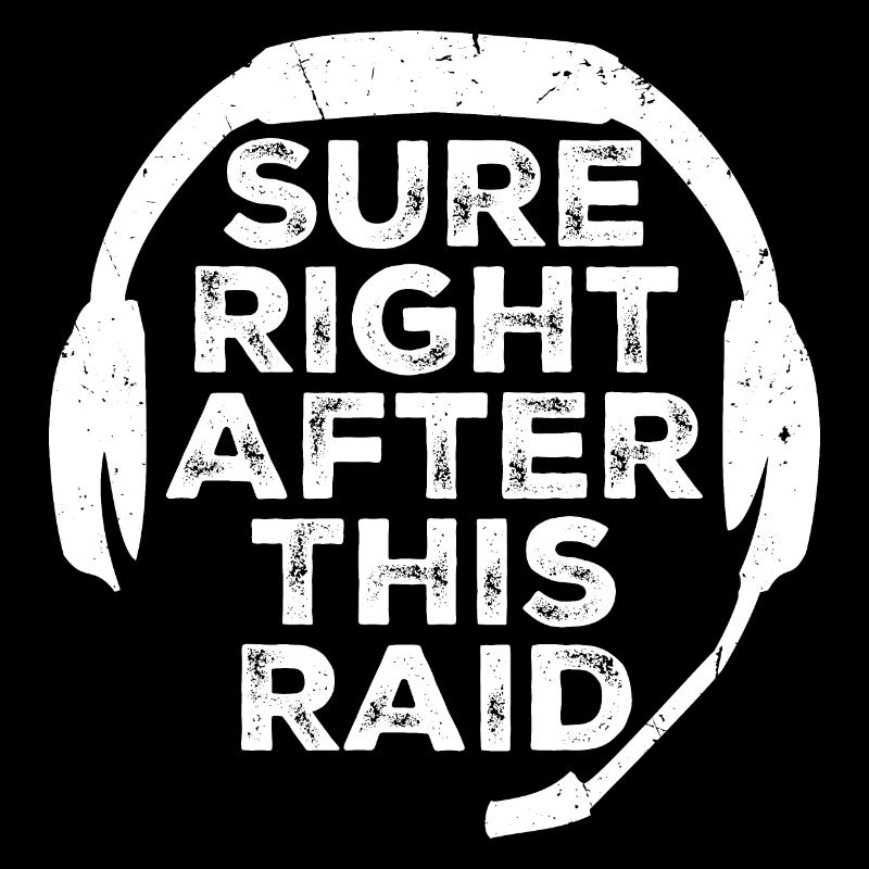 Sure Right After This Raid Though Lustiger Gamer