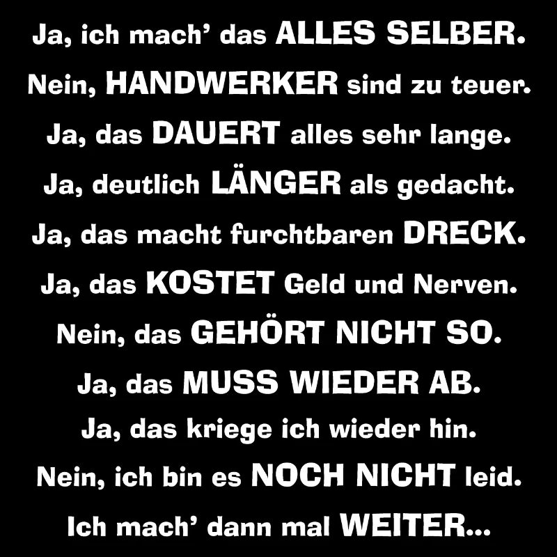 Heimwerker Handwerker DIY