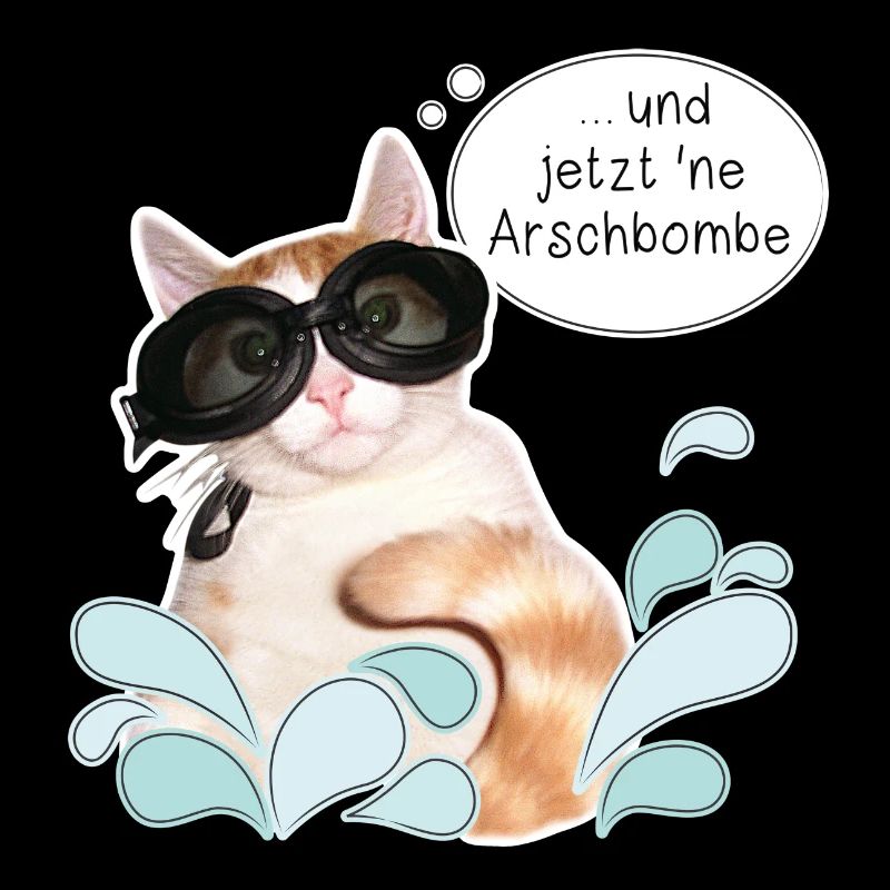 Cat - été - vacances - soleil - boulet de canon -