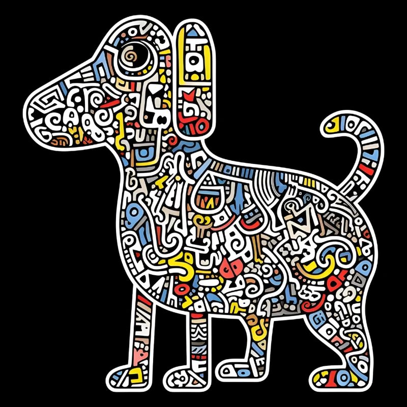 Dog Art Pattern