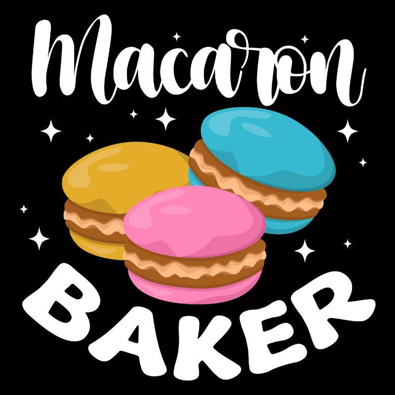 macaron baker Design for a baking fan