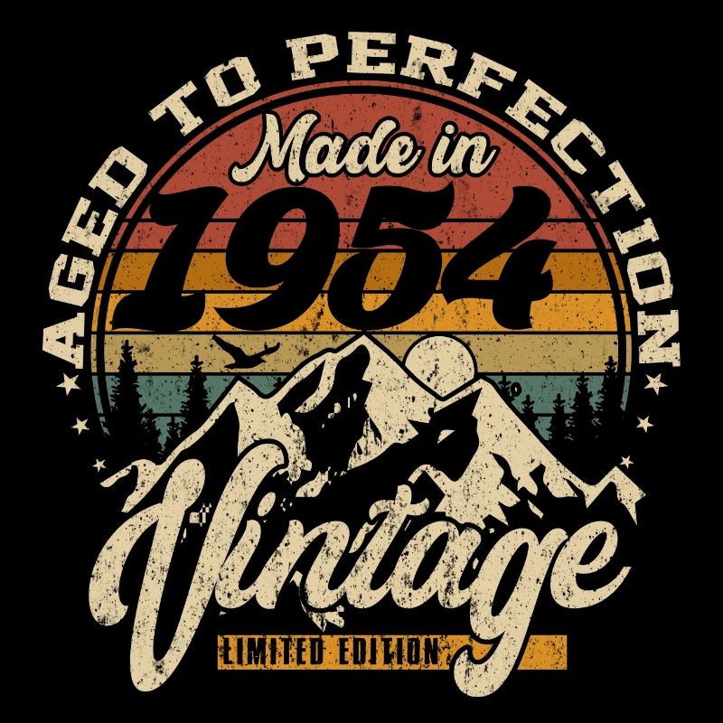 Made in 1954 Vintage Édition limitée Cadeau