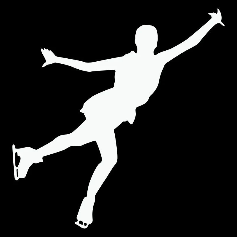 ice skating silhouette schlittschuhe