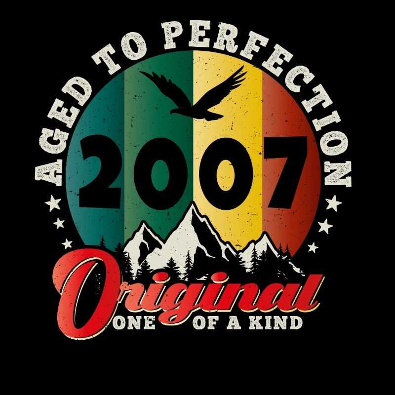 Vintage Geburtstag 2007 - Retro Geschenkidee 2007