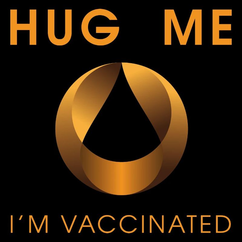 Umarme mich, ich bin geimpft