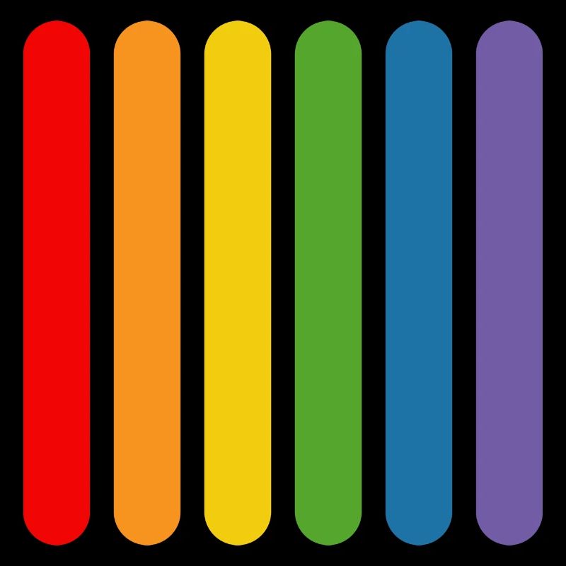 Regenbogen Staebchen