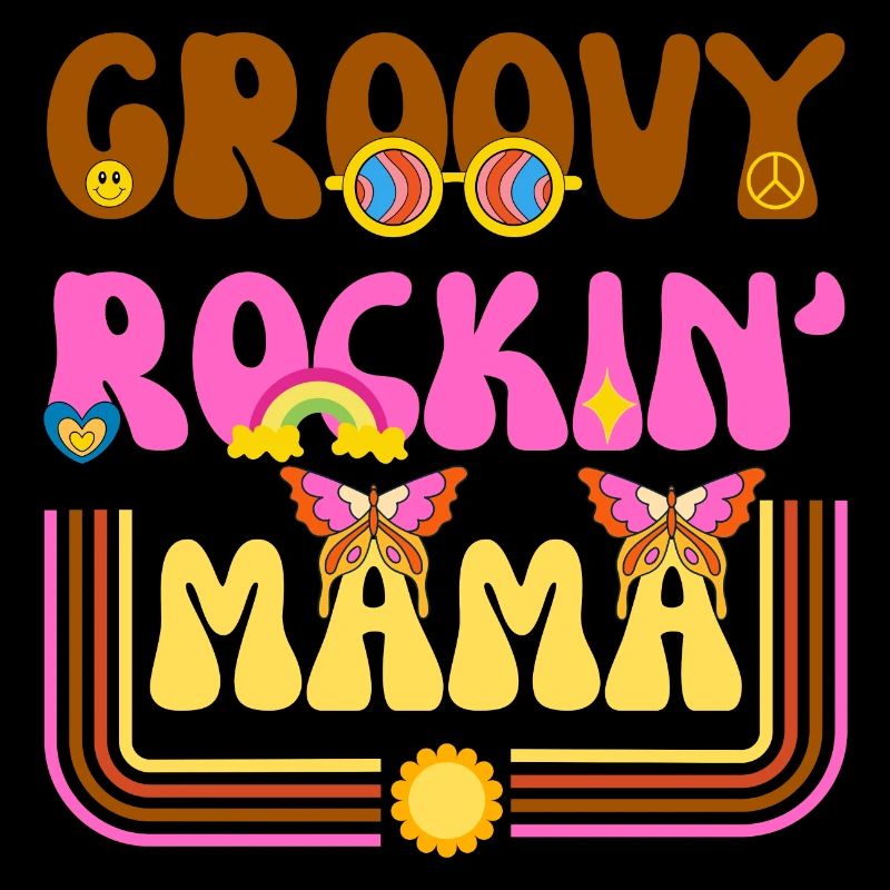 GROOVY ROCKING MAMA 70er