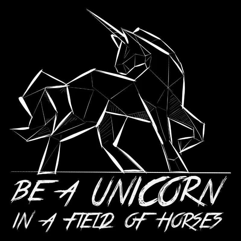 Sei ein Einhorn unter Pferden!