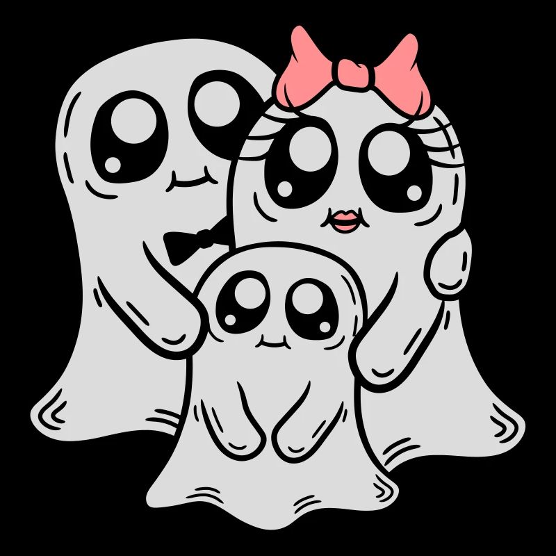 Kind Eltern Geister Pärchen