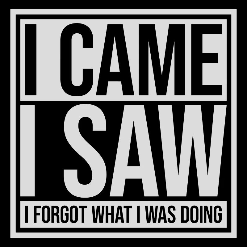 I came saw forget