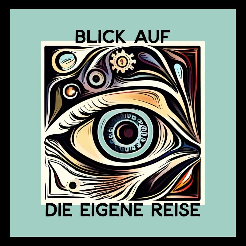 Blick auf die eigene Reise -mint
