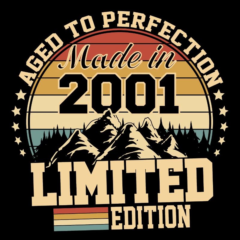 2001 anniversaire 2001 né en 2001 anniversaire