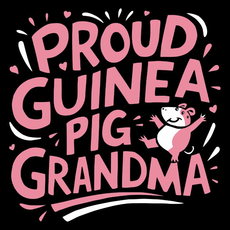 Fière grand-mère cochon d’Inde