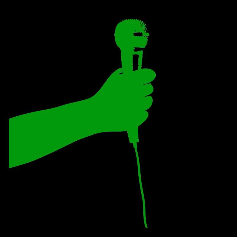microphone (green)