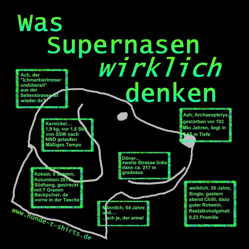 Supernasen in Grau