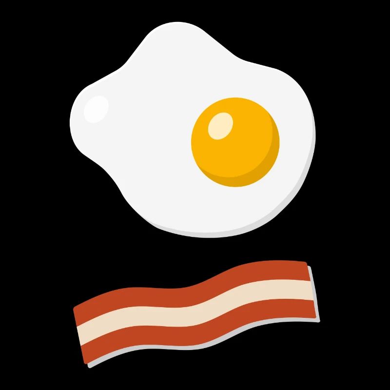 Minimales Bacon und Egg