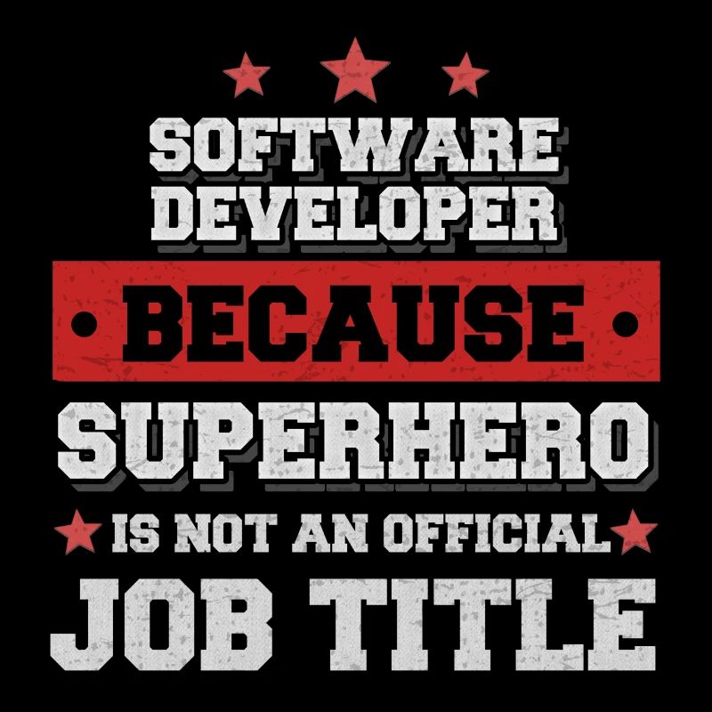 Software Developer Superhero Shirt