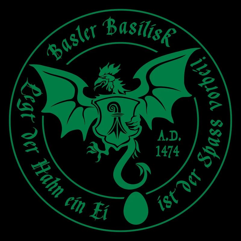 Basilisk von Basel (dunkle Variante)