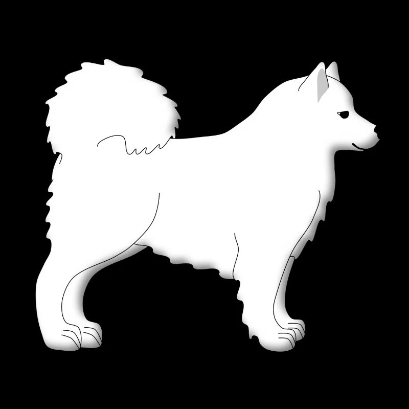 Samojede Pixelgrafik