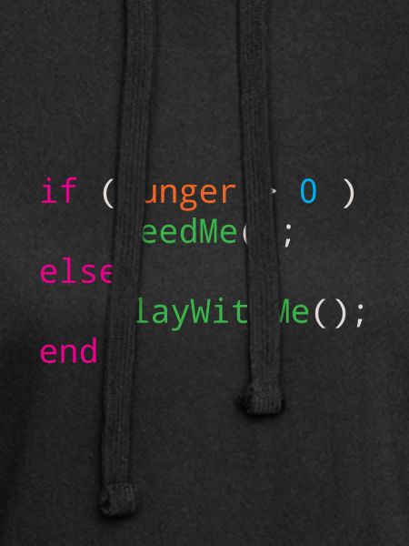 Programmierer Quellcode Hunger oder Spielen