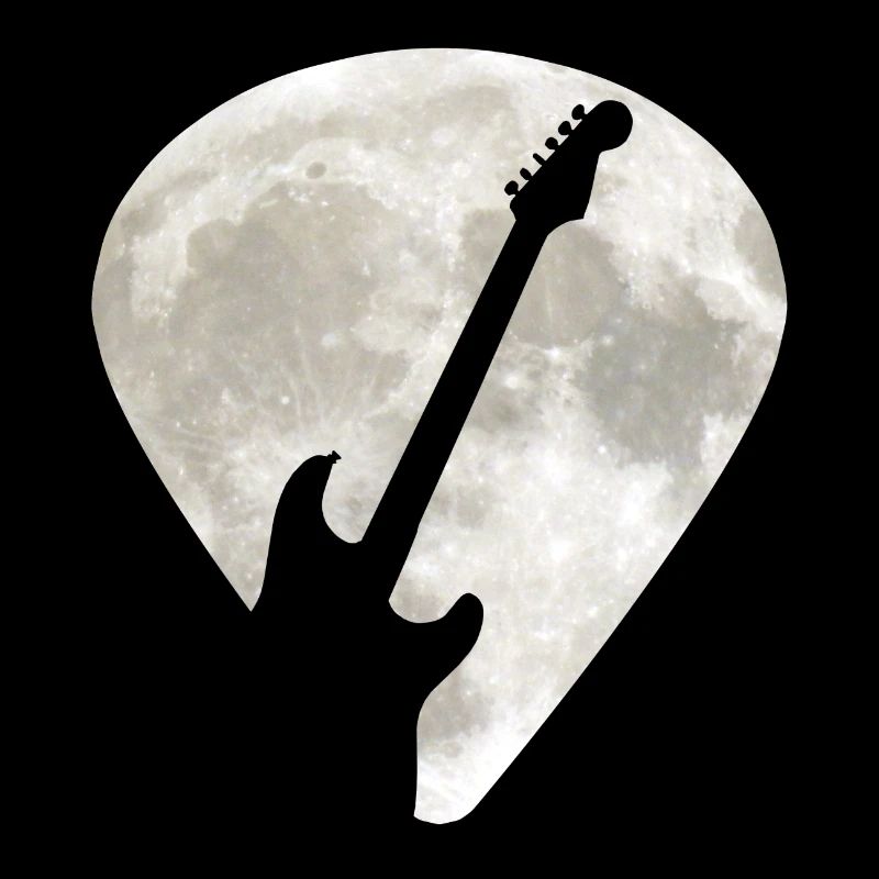 E-Guitar Full Moon Guitar Pick
