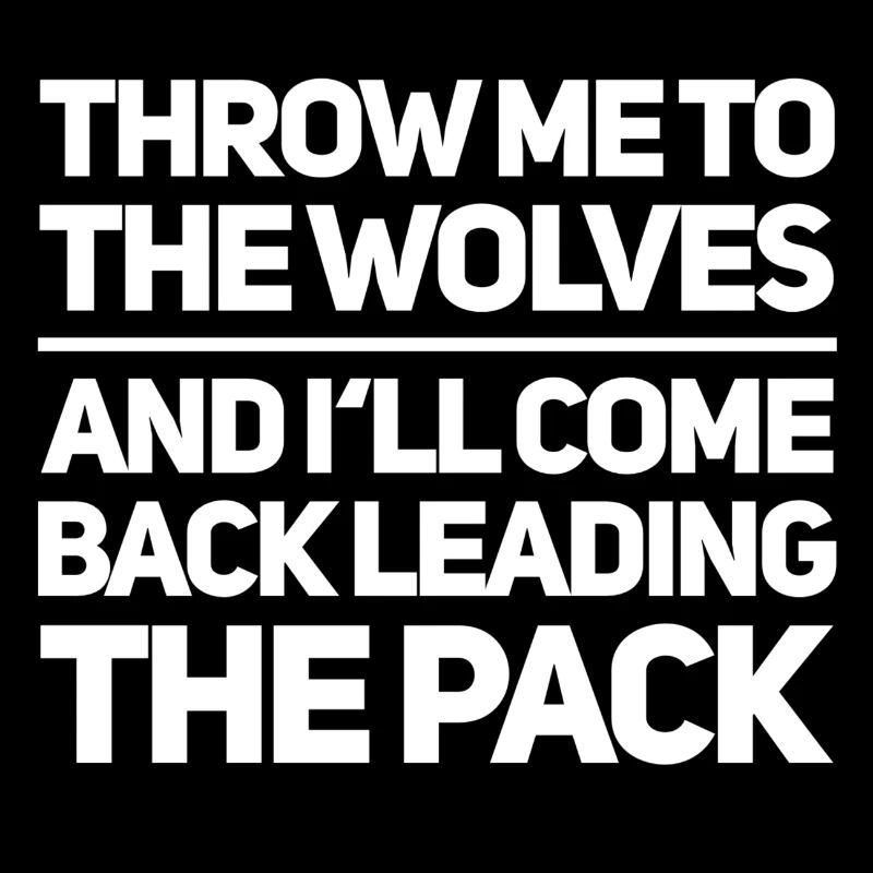 Motivation Wolf saying