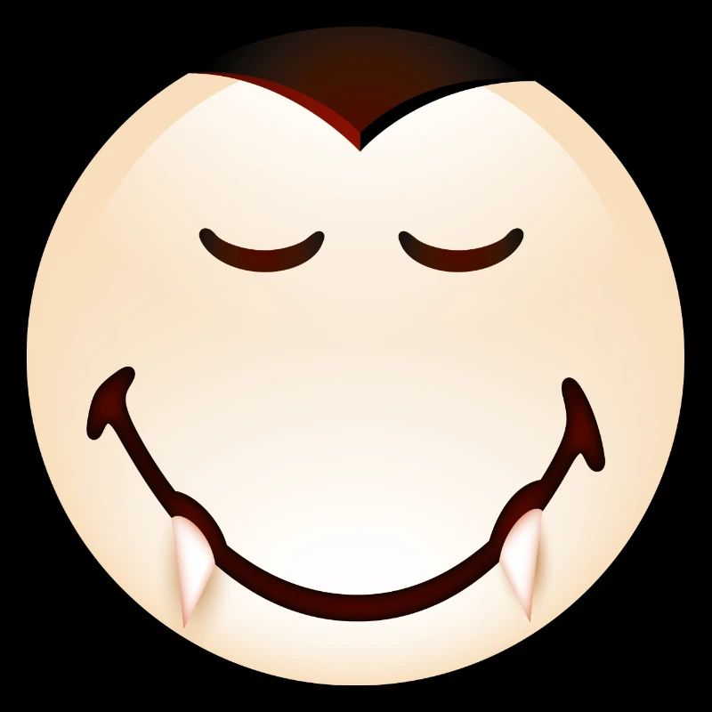 Smiley Halloween Dracula