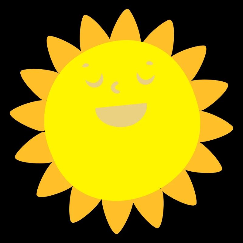Un soleil heureux