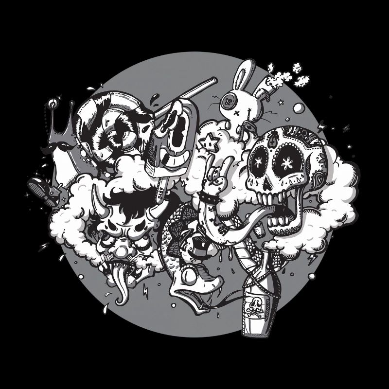 Graffiti-Mix - Gesegnet seien die Narren