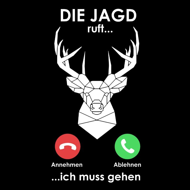 Anruf Jagd Hirsch ruft Geschenk