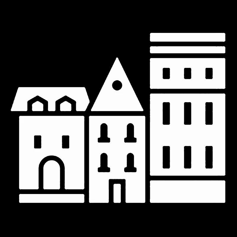 three buildings