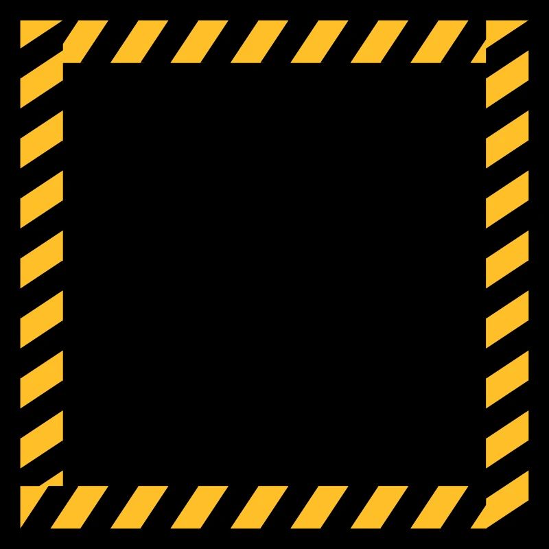 Rahmen Schild Absperrband