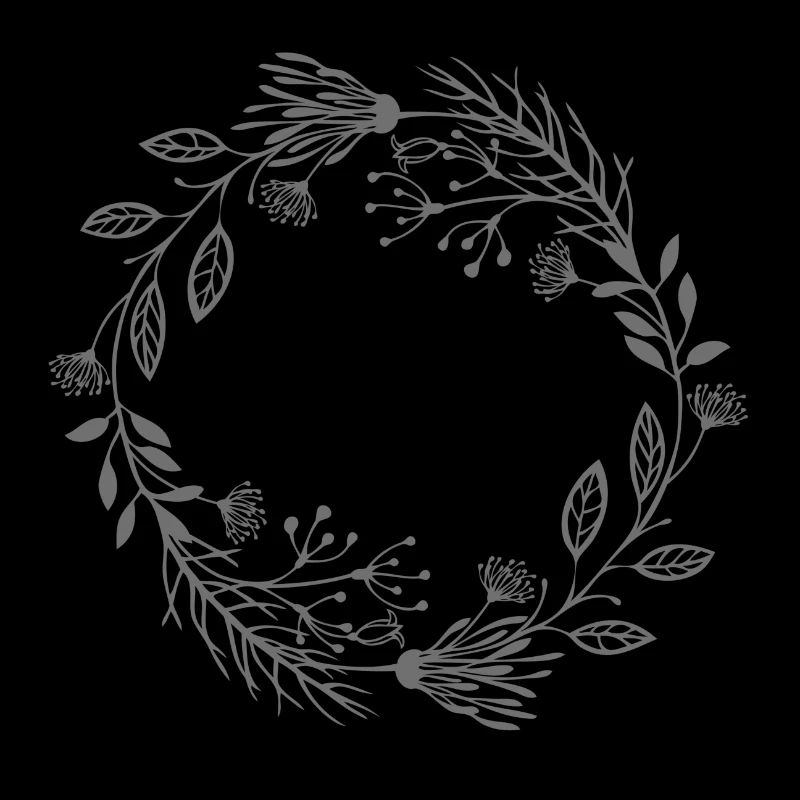 wreath gray