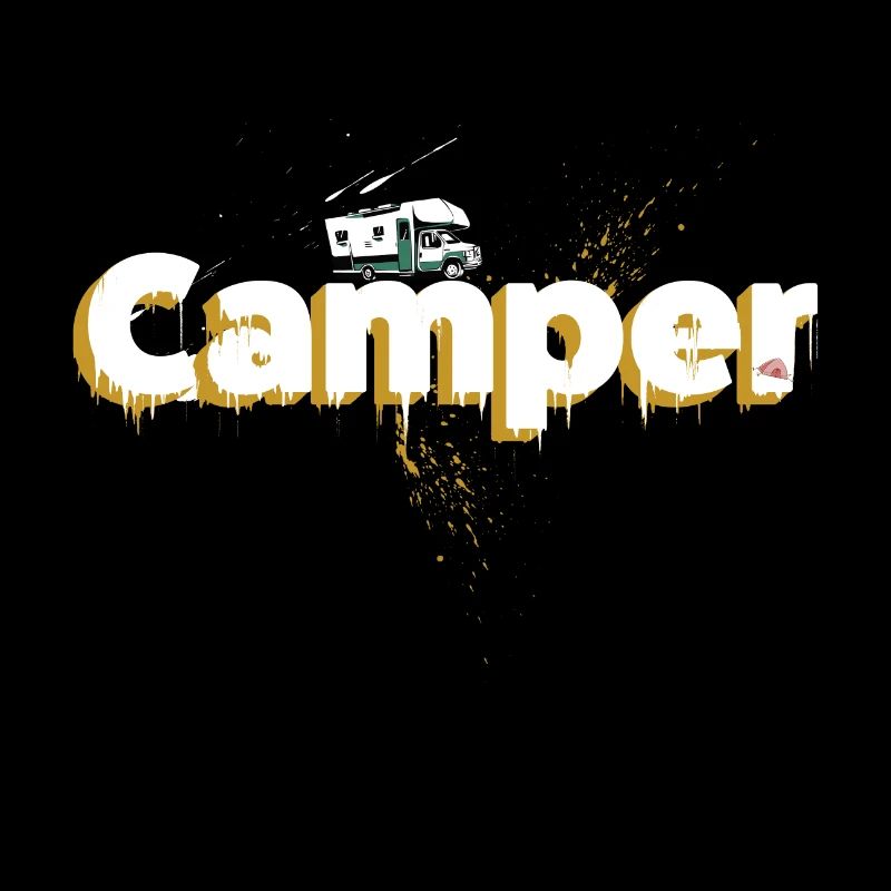Camper Camping Zelten Wohnwagen Wohnmobil Geschenk