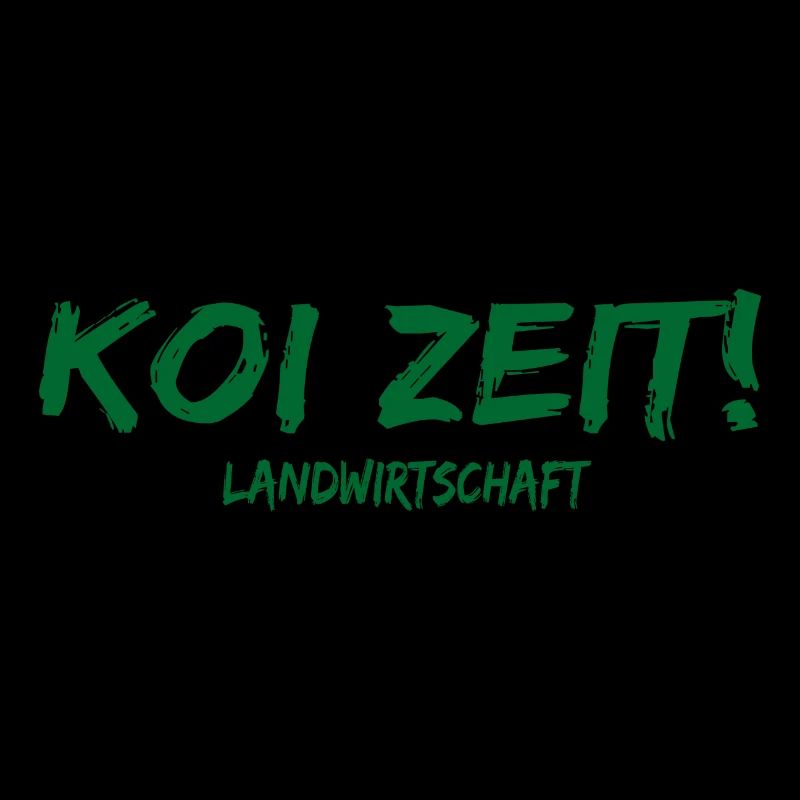 Koi zeit landwirtschaft Traktor Geschenk Spruch