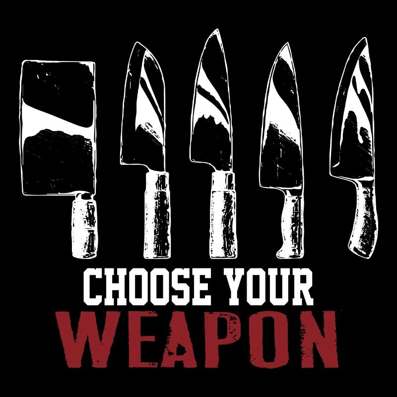 Choose your weapon chef kitchen cooking gift