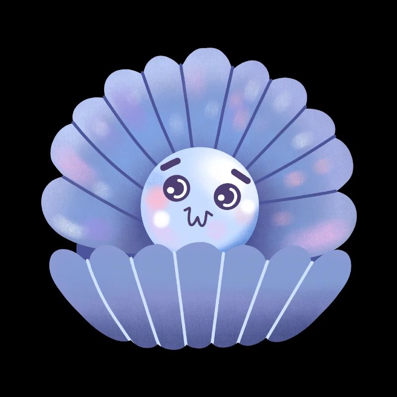 Perle dessinée à la petite main mignonne