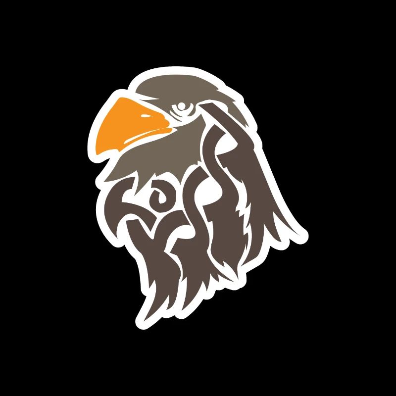 Keltische Symbole Hawk Celtic Knots Geschenkidee