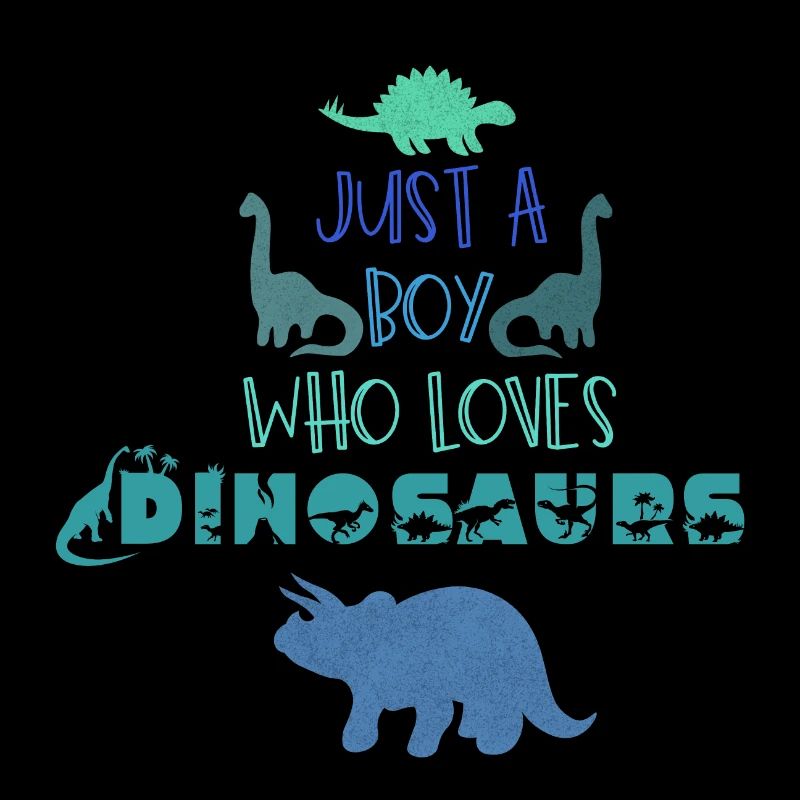 Nur ein Junge, der Dinosaurier liebt
