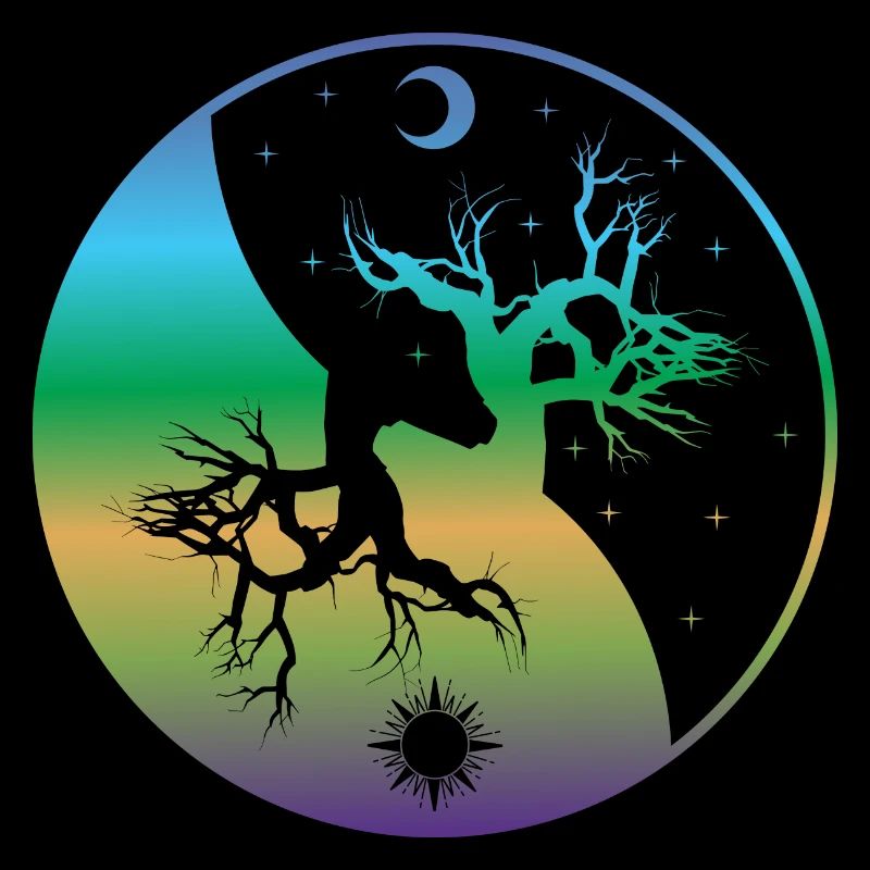 Yin Yang Tag/Nacht by The Manzanita´s