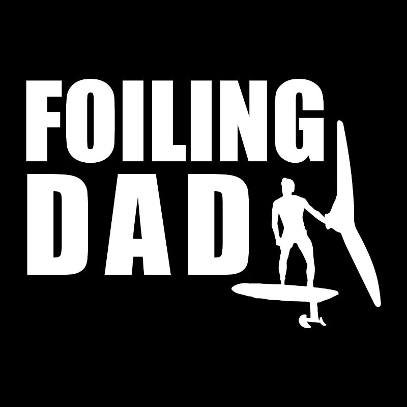 Surfer Foiling Dad Wingfoil Wingfoiler Geschenk