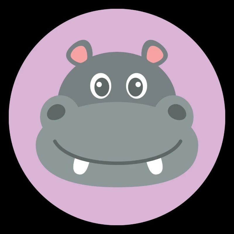 Hippo Nilpferd Kopf