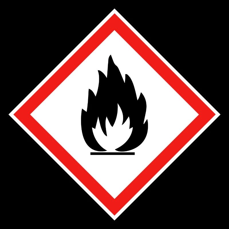 Avertissement de danger inflammable, danger inflammable