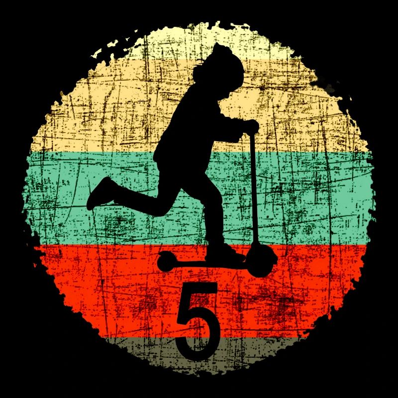 Kinder 5 Geburtstag Retro Roller Scooter Mädchen