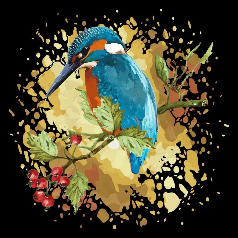 Bunter Vogel