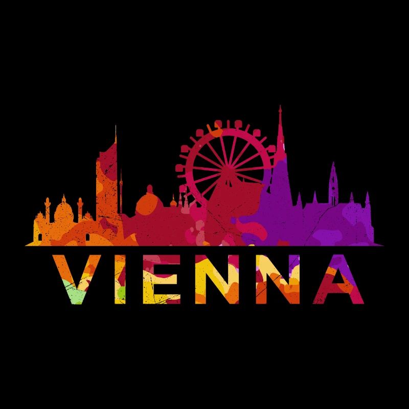 Skyline Vienna Impression Österreich Souvenir Gift