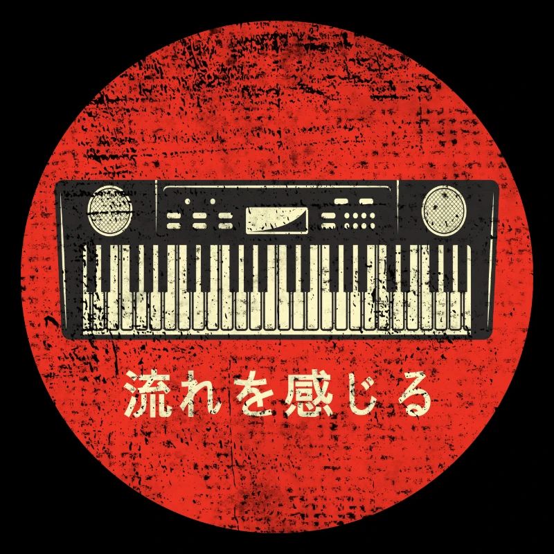 Synthesizer Retro Techno DJ Vintage Keyboard