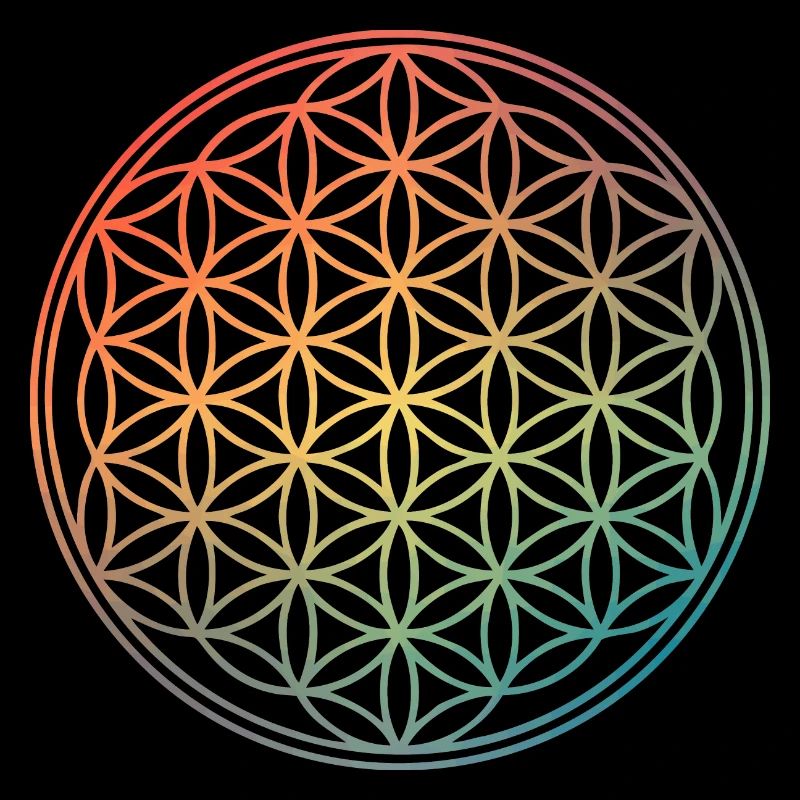 Blume des Lebens Retro Geschenkidee 005-042