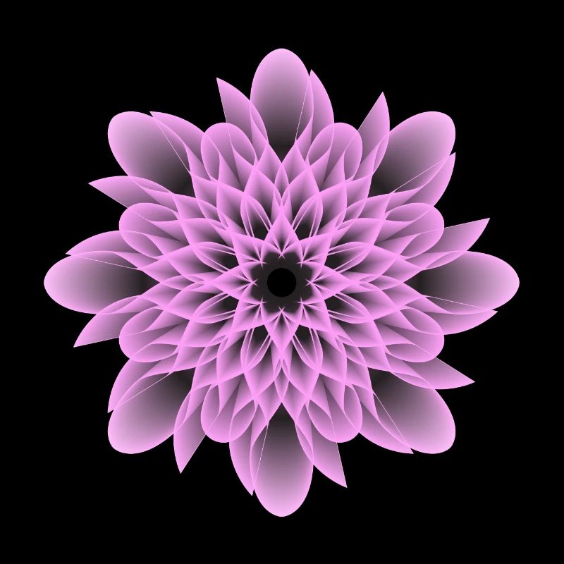 Illustration de fleurs violettes